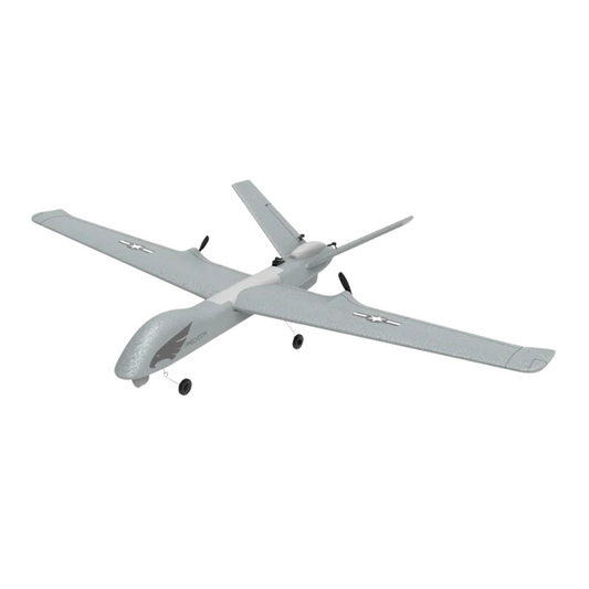 Avion RC Z55 Predator en mousse EPP avec gyroscope, LED et moteur puissant – planeur télécommandé extérieur, 660 mm d’envergure, vol stable jusqu’à 150 m.








